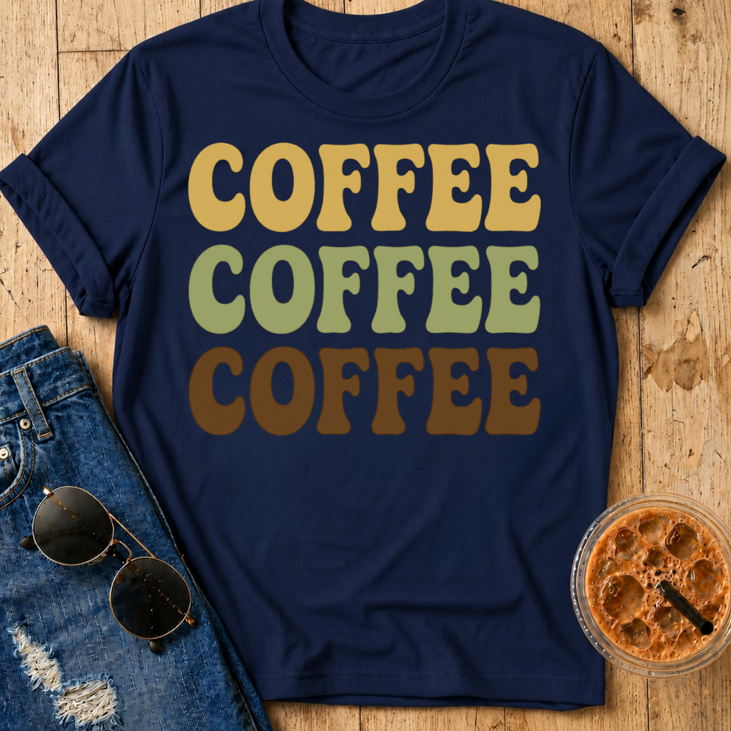 Coffee Coffee Coffee T‑Shirt