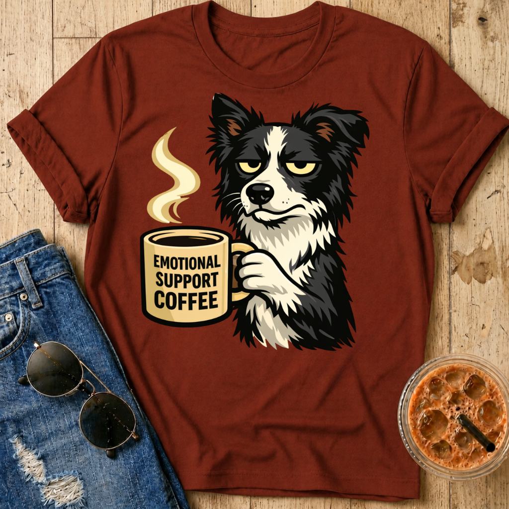 Emotional Support Coffee T-Shirt