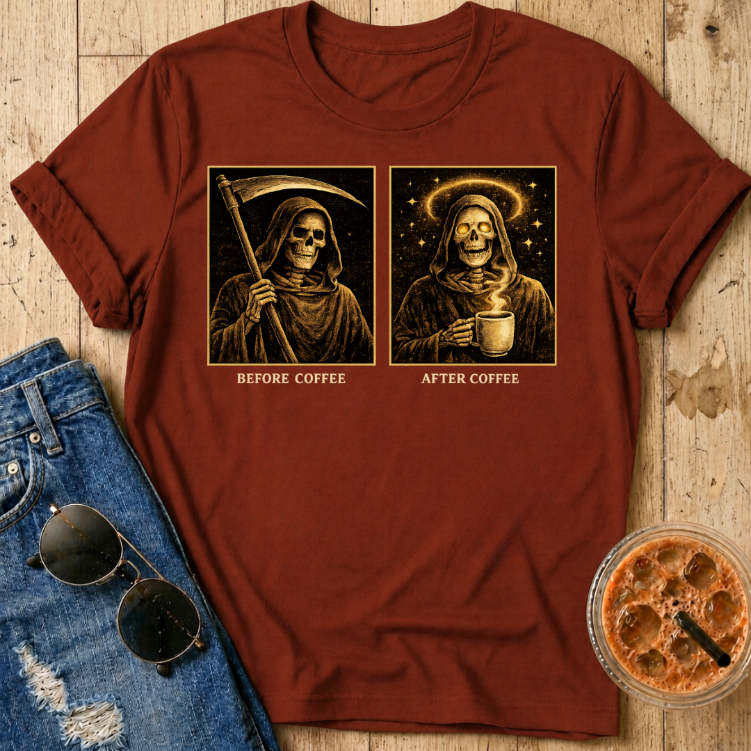 Grim Reaper Morning T-Shirt