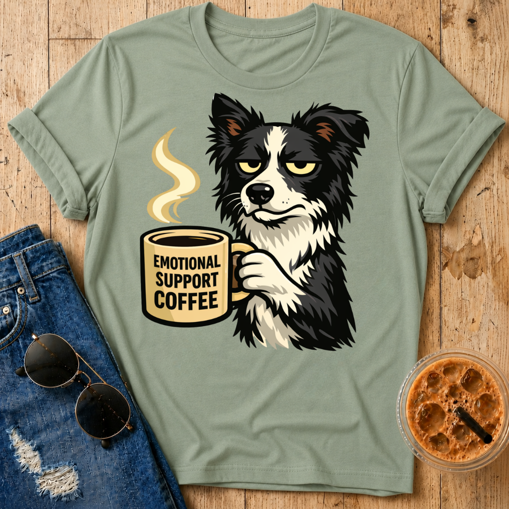 Emotional Support Coffee T-Shirt